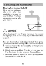 Preview for 62 page of Red Bull Racing SMR 19 Instructions For Use Manual