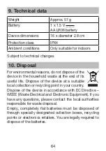 Preview for 64 page of Red Bull Racing SMR 19 Instructions For Use Manual