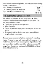 Preview for 65 page of Red Bull Racing SMR 19 Instructions For Use Manual