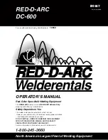 Red-D-Arc DC-600 Operator'S Manual preview