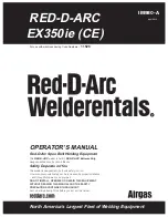 Red-D-Arc EX350ie Operator'S Manual preview