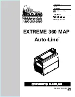 Preview for 1 page of Red-D-Arc EXTREME 360 MAP Auto-Line Owner'S Manual