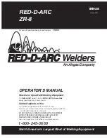 Red-D-Arc ZR-8 Operator'S Manual preview