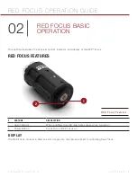 Предварительный просмотр 8 страницы Red Digital Cinema PROFESSIONAL RED FOCUS Operation Manual