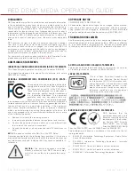 Preview for 3 page of Red Epic DSMC MEDIA Operation Manual