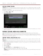 Preview for 38 page of Red Epic DSMC MEDIA Operation Manual