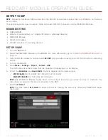 Preview for 14 page of Red Epic REDCAST Operation Manual