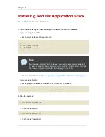 Preview for 13 page of Red Hat APPLICATION STACK 1.2 RELEASE Release Note