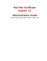 Red Hat CERTIFICATE SYSTEM 7.2 - MIGRATION GUIDE Administration Manual preview