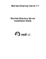 Red Hat DIRECTORY SERVER 7.1 Installation Manual preview