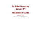 Red Hat DIRECTORY SERVER 8.0 Installation Manual предпросмотр