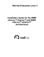 Red Hat ENTERPRISE LINUX 3 -  FOR IBM ESERVER ISERIES AND IBM ESERVER PSERIES Installation Manual preview