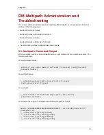 Предварительный просмотр 31 страницы Red Hat ENTERPRISE LINUX 5.1 DM MULTIPATH Configuration And Administration Manual