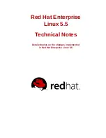 Red Hat ENTERPRISE LINUX 5.5 - S 2010 Manual предпросмотр