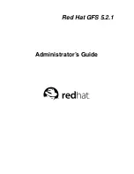 Предварительный просмотр 1 страницы Red Hat GFS 5.2.1 - Administrator'S Manual