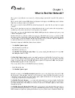 Preview for 9 page of Red Hat NETWORK 2.8 - MANAGEMENT Reference Manual