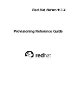 Предварительный просмотр 1 страницы Red Hat NETWORK 3.4 - PROVISIONING Reference Manual