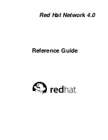 Предварительный просмотр 1 страницы Red Hat NETWORK 4.0 - Reference Manual