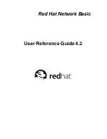 Предварительный просмотр 1 страницы Red Hat NETWORK BASIC - USER  4.2 User Reference Manual