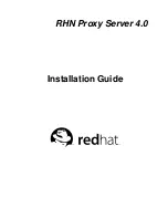 Red Hat NETWORK PROXY SERVER 4.0 - Installation Manual preview