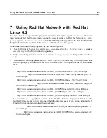 Preview for 61 page of Red Hat NETWORK - USER  1.3 User Reference Manual