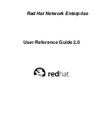 Предварительный просмотр 1 страницы Red Hat NETWORK - USER REFERENCE GUIDE 2.0 User Reference Manual