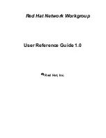 Preview for 1 page of Red Hat NETWORK WORKGROUP User Reference Manual