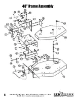 Предварительный просмотр 4 страницы Red Hawk 32" Commercial Belt-Drive Mower Parts & Owner'S Manual