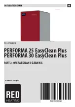 Preview for 1 page of Red Heating PERFORMA 25 EasyClean Plus Installation Manual