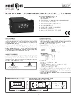 Preview for 1 page of Red Ion APLI Quick Start Manual