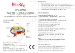 Red Kite Sit Me Up Instruction Leaflet preview