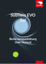 red kiwi SubTwin EVO User Manual preview