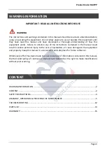 Preview for 2 page of RED LABEL RL4TPP Owner'S Manual