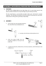 Предварительный просмотр 5 страницы RED LABEL RLBRK10 Owner'S Manual