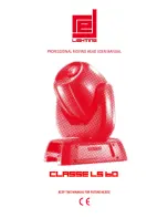 red lighting Classe L5 User Manual preview