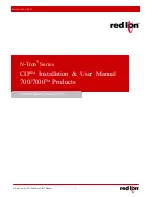 Preview for 1 page of red lion 700 series Installation And User Manual