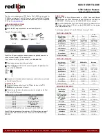 red lion A-2200 Quick Start Manual preview