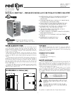 Preview for 1 page of red lion CSMSTRLE User Manual