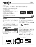 Предварительный просмотр 32 страницы red lion CUB 1 Manual