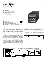 Предварительный просмотр 125 страницы red lion CUB 1 Manual