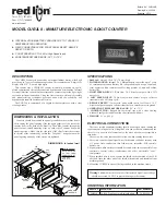 red lion CUB2L8 Quick Start Manual preview