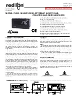 red lion CUB5B Manual предпросмотр