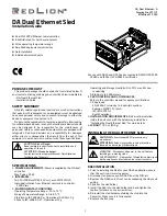 red lion DAS00PN1EE200000 Installation Manual preview