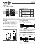 red lion DRRJ11T6 Manual предпросмотр