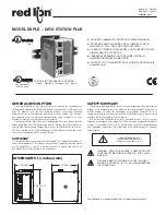 red lion DSPLE Manual предпросмотр