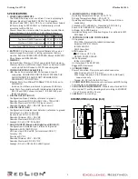 Preview for 2 page of red lion FlexEdge DA50A Installation Manual