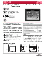 Preview for 1 page of red lion g10 Installation Manual