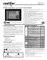 red lion G310C2 User Manual preview