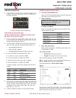 Preview for 1 page of red lion IndustrialPro SN-6621 Quick Start Manual