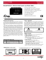 red lion PAX Lite PAXLCR Manual preview